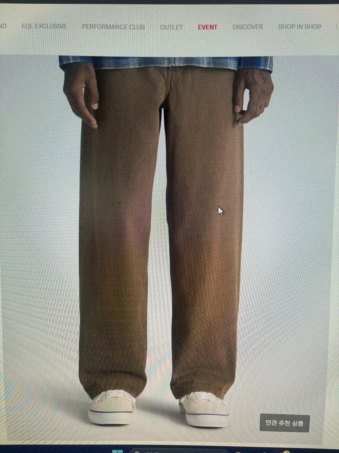 반스 체크-5 배기 데님 팬츠 상품이미지1