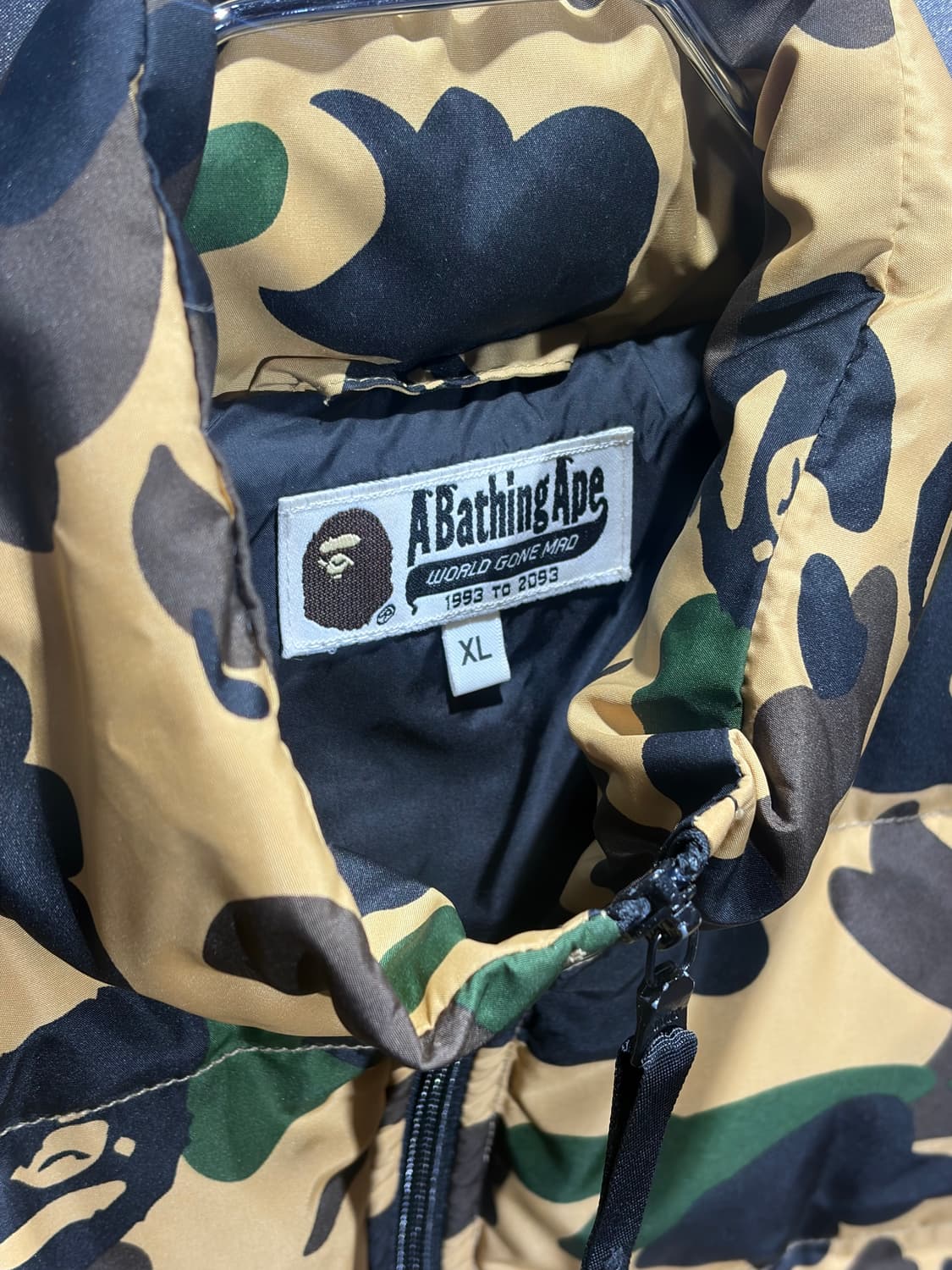 XL 베이프 황계 1st 카모플라주 패딩 베스트 상품이미지6