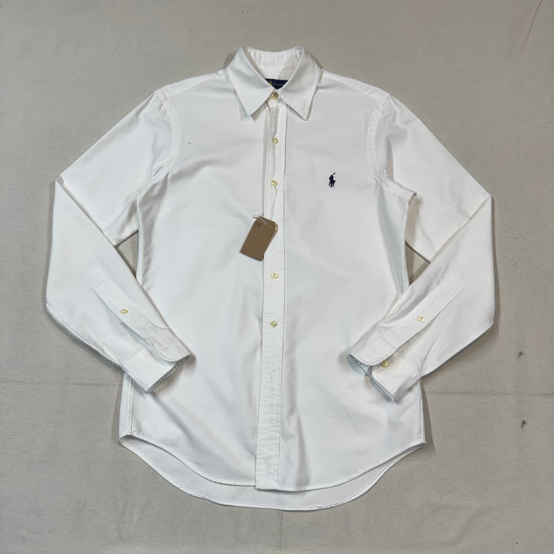 XS) 폴로 랄프로렌 클래식 화이트 옥스포드 셔츠 T4 상품이미지1