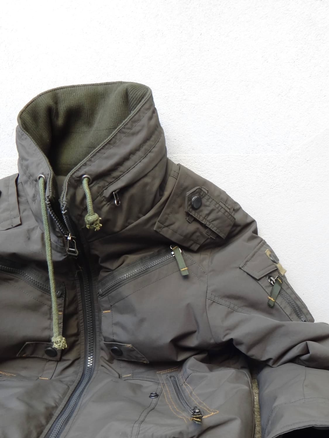 MA -1 flight high neck jacket / khaki 상품이미지9