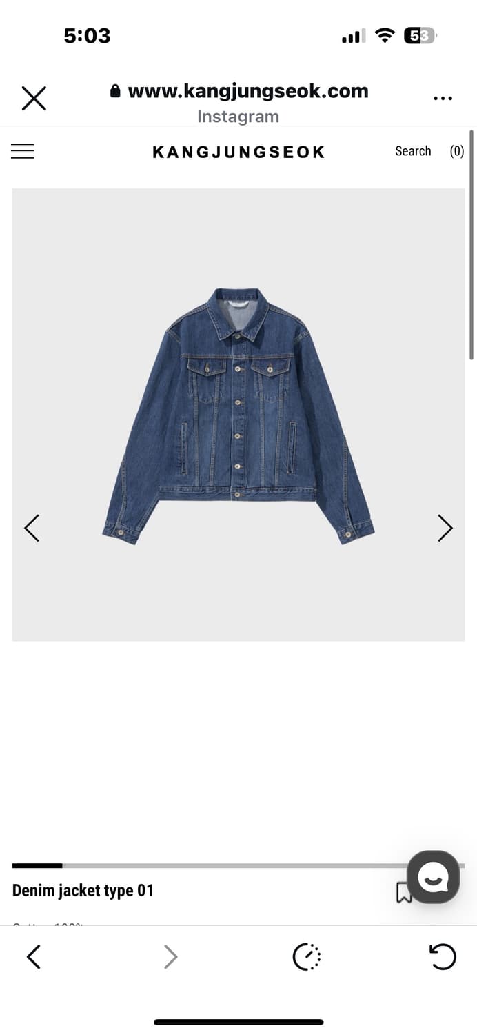 강정석 Denim jacket type 01 상품이미지1