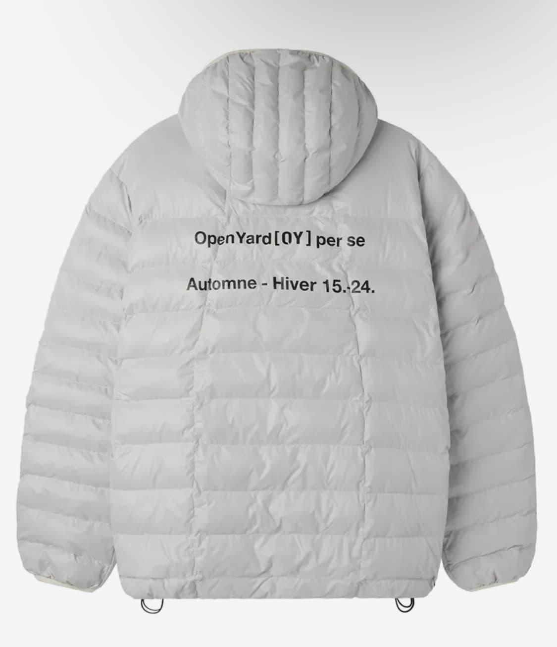 CURVED ZIPPER LIGHTWEIGHT PUFFER JACKET 상품이미지1