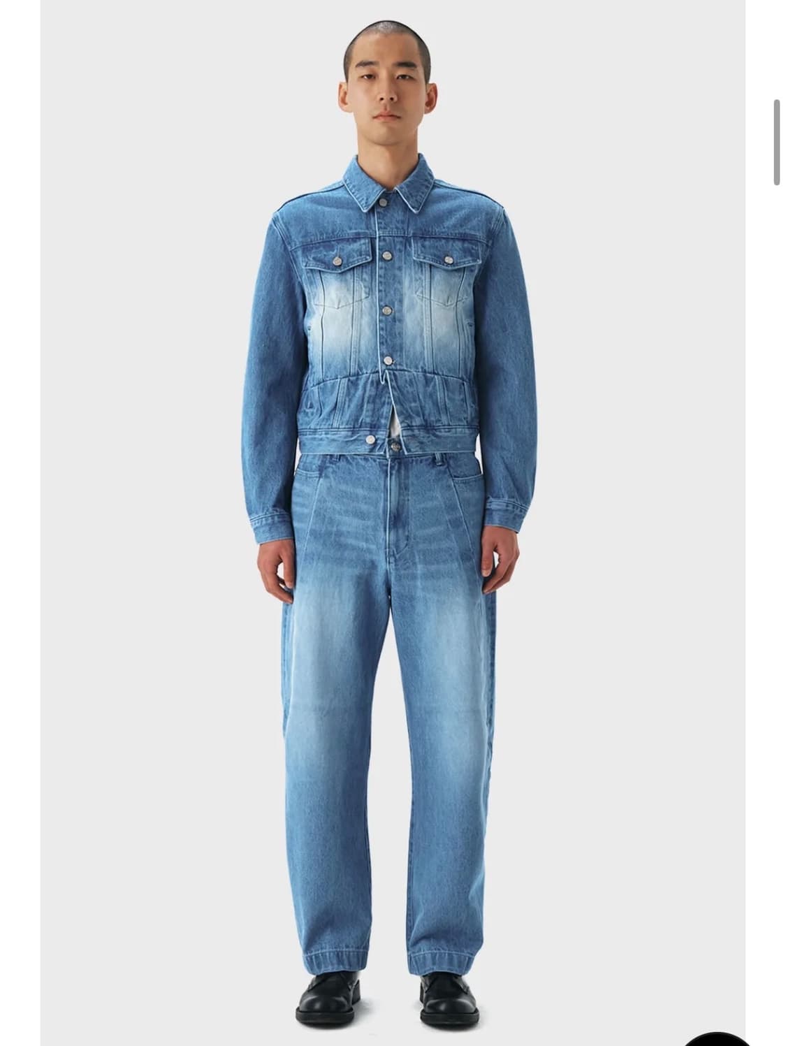 EE DIAGONAL CUT DENIM JACKET (s) 상품이미지4