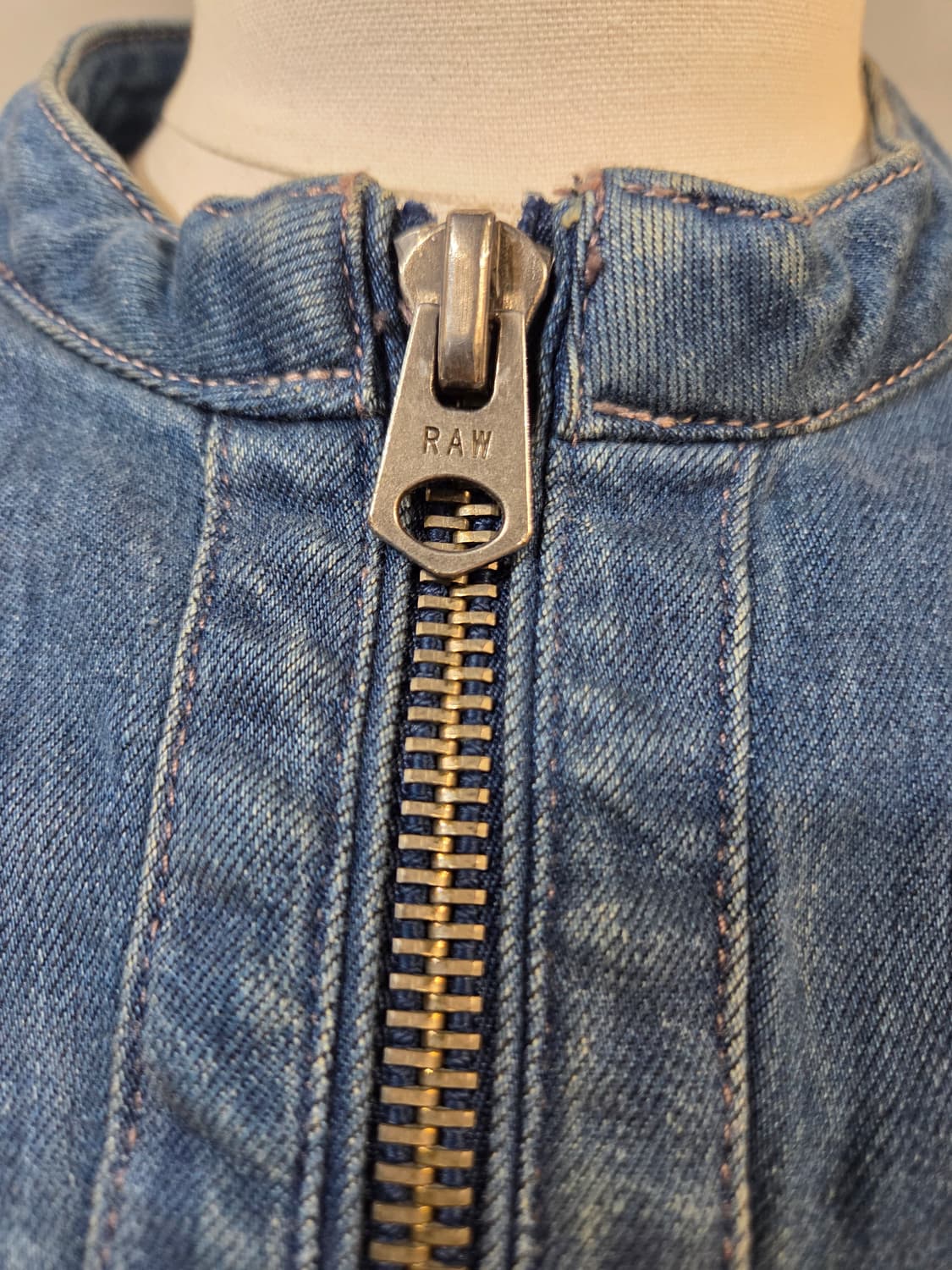 G-STAR 청 데님 조끼 베스트 여성용(S)스판 상품이미지5