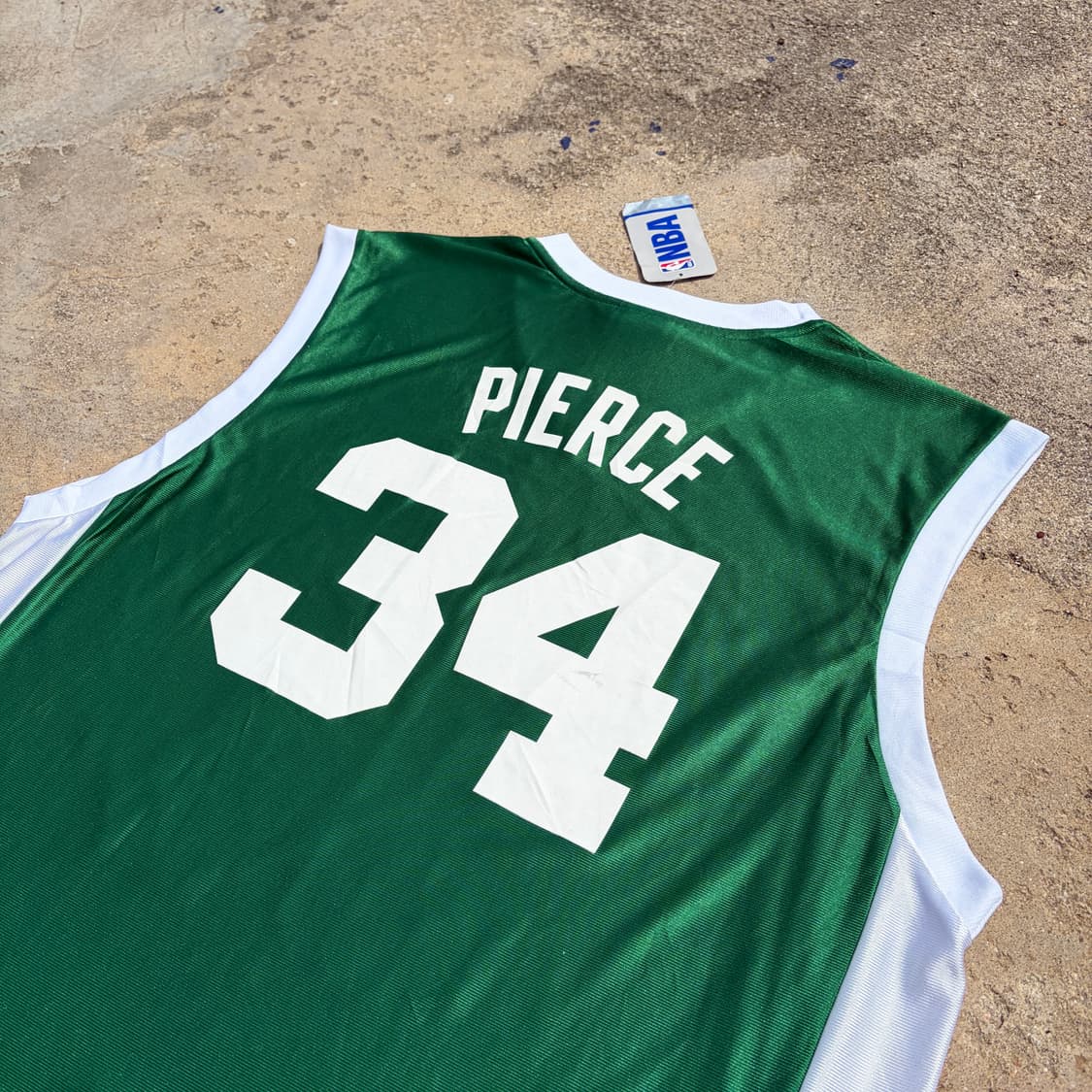 NBA OG 보스턴 셀틱스 폴 피어스 빈티지 농구져지 유니폼 XL 상품이미지8