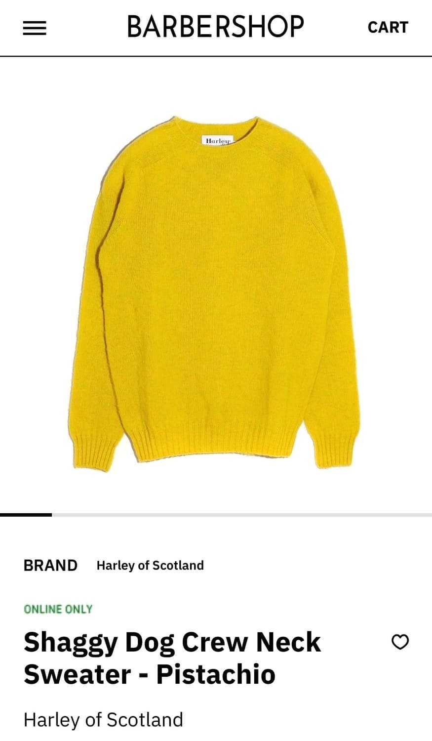 Harley of Scotland 피스타치오 xs 상품이미지1