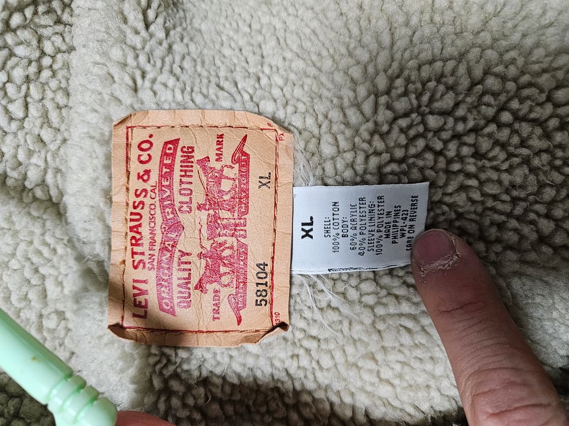 리바이스 데님 쉐르파 xl 사이즈 levis 상품이미지3