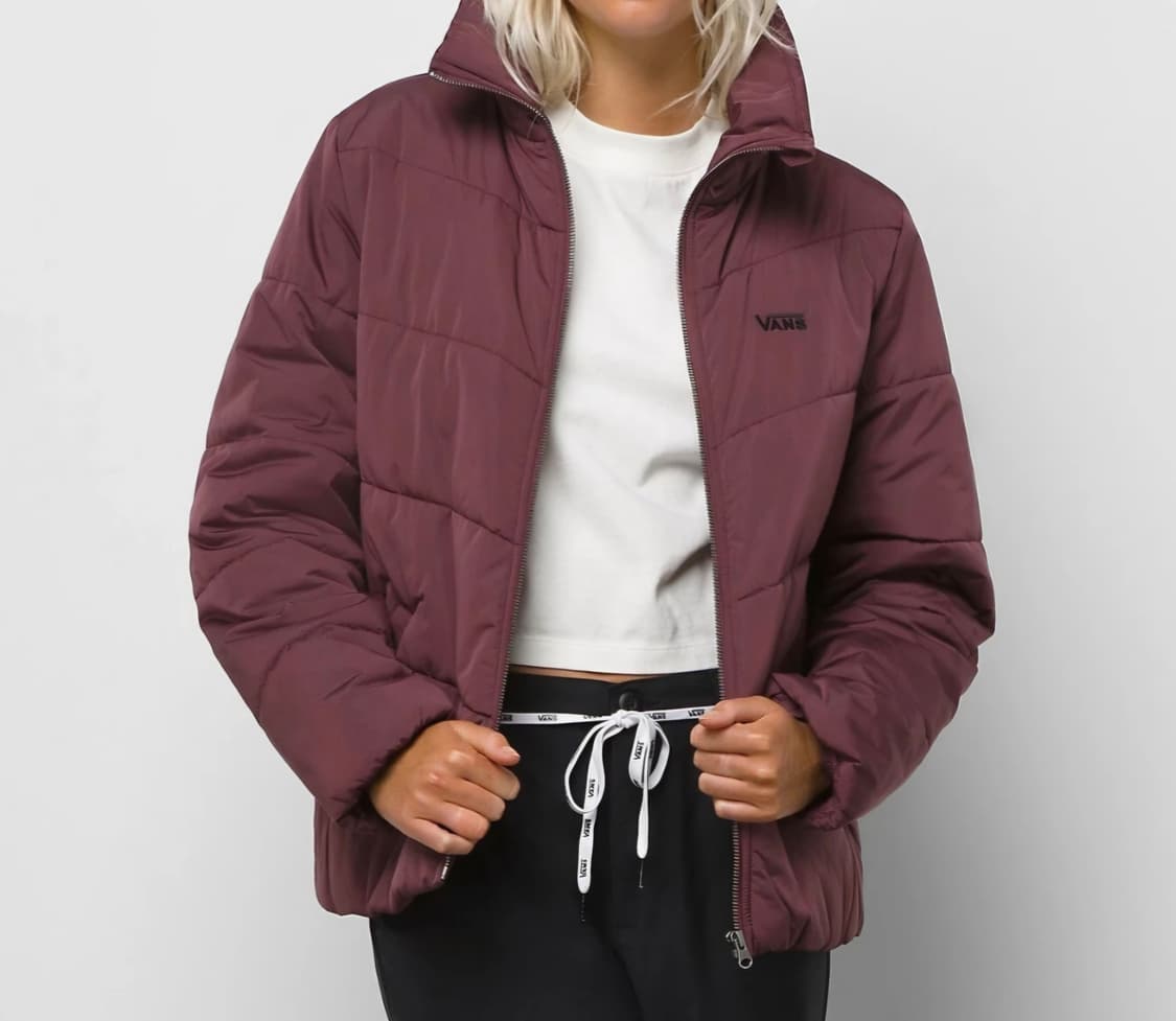 VANS반스 버건디패딩 상품이미지1