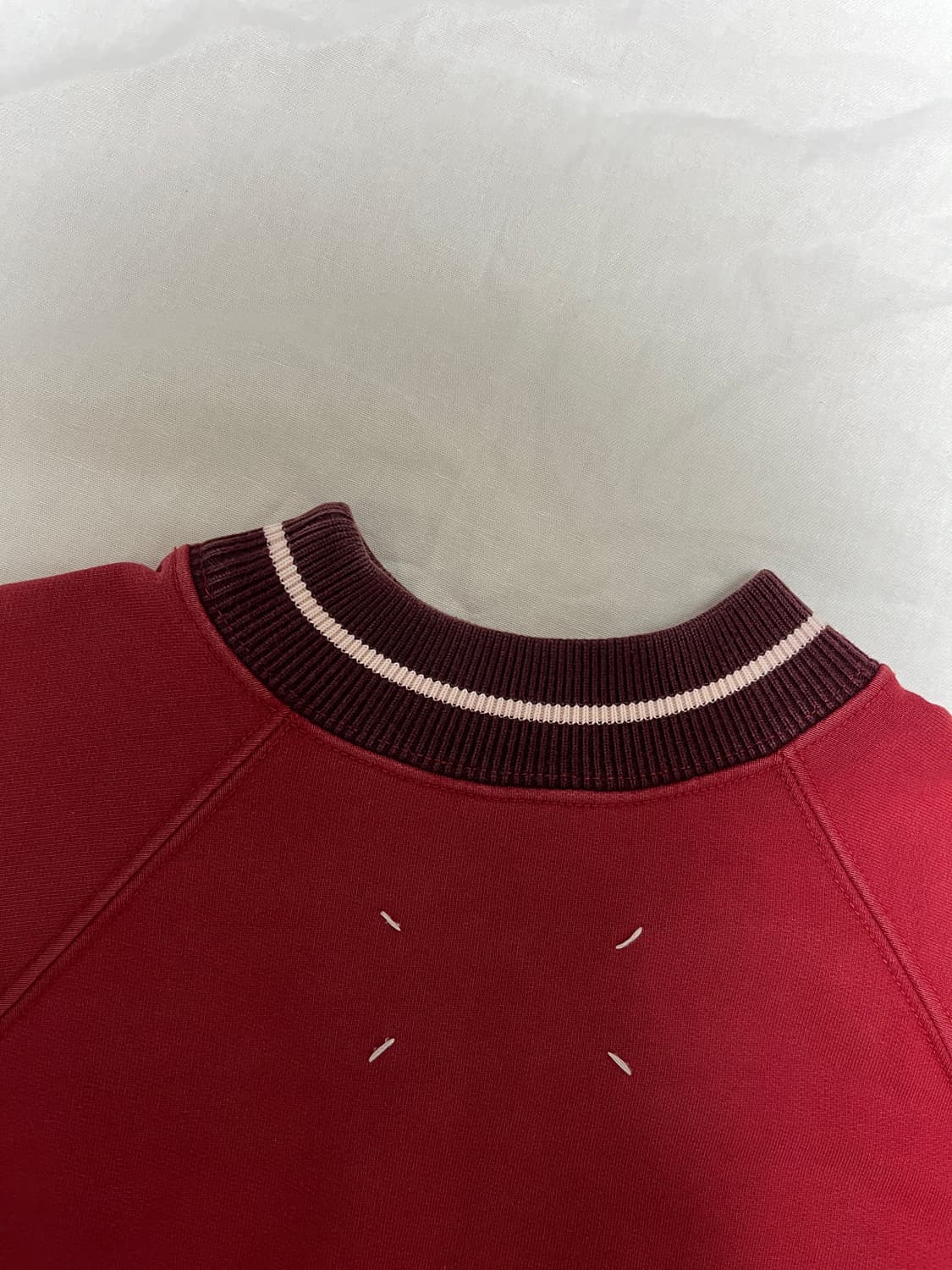 메종 마르지엘라 레드 코튼 스웻셔츠/맨투맨 상품이미지4