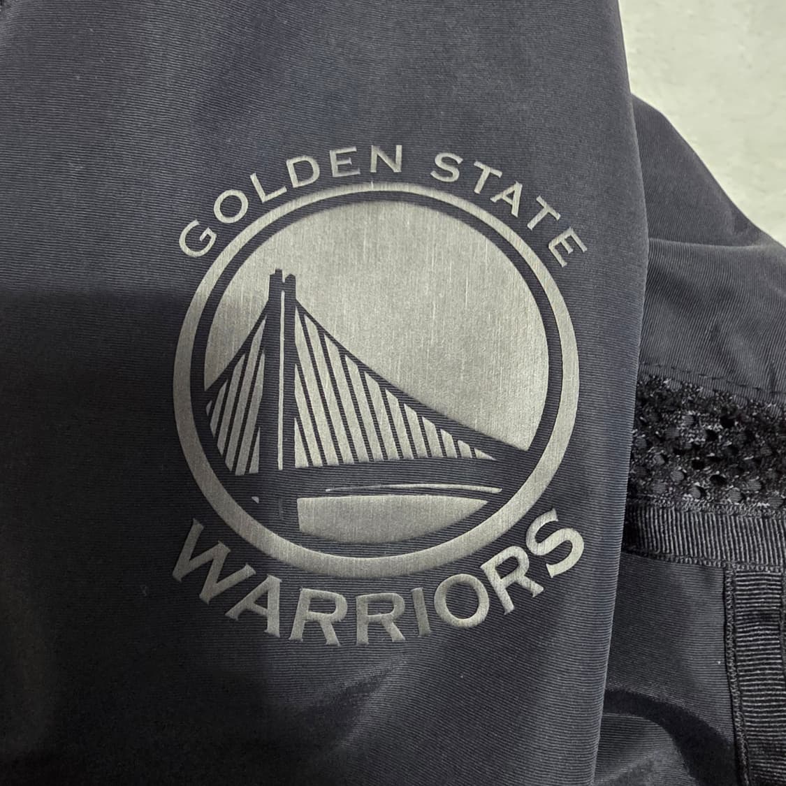 (L)NBA 골든스테이트 워리어스 블랙 바람막이 점퍼 상품이미지4