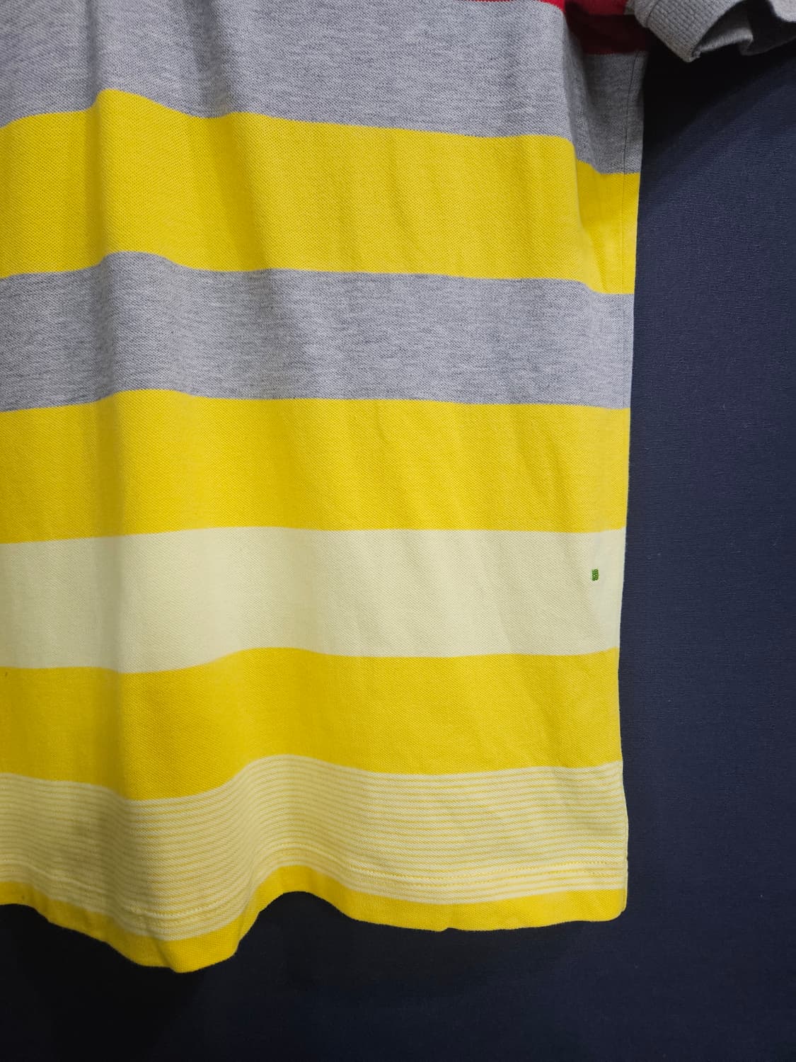 휴고보스 자수로고 스트라이프 줄무늬 남성 95 카라반팔티  상품이미지5