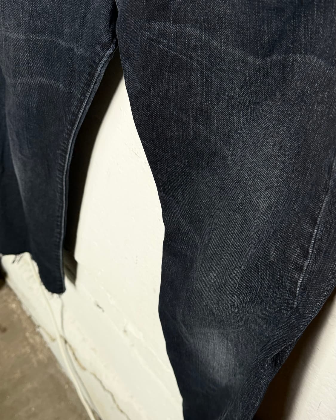 리바이스 501 스트레이트핏 블랙 데님 팬츠 33 상품이미지3