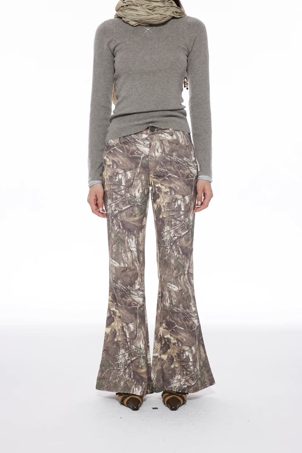 미스치프st 카모플라쥬 부츠컷 팬츠 #디스이즈네버뎃 오호스 스컬프터 상품이미지5