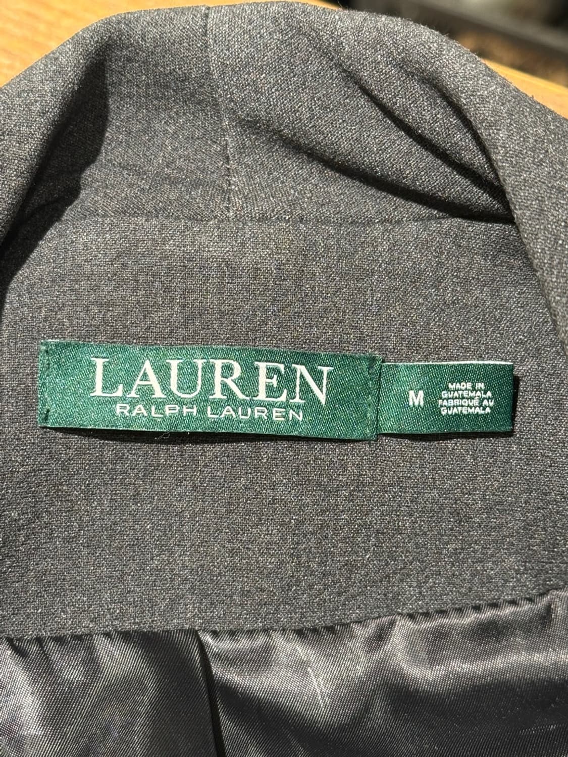 로렌 랄프로렌 차콜 드레이프 벨티드 코트 상품이미지7