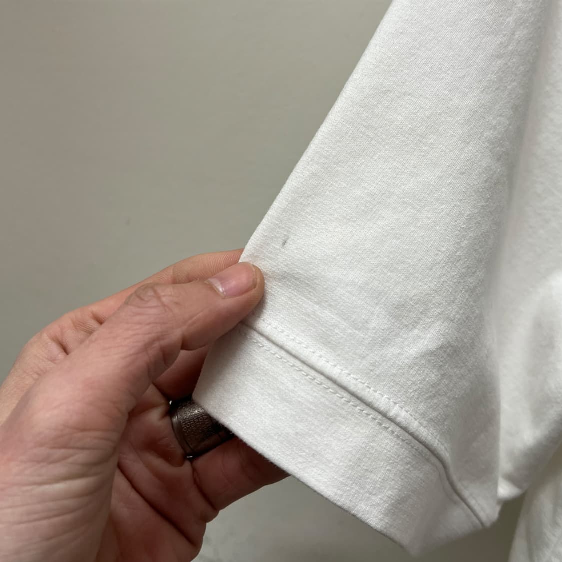 SYSTEM 시스템 텍스처 블록 오버사이즈 반팔티 100 상품이미지6