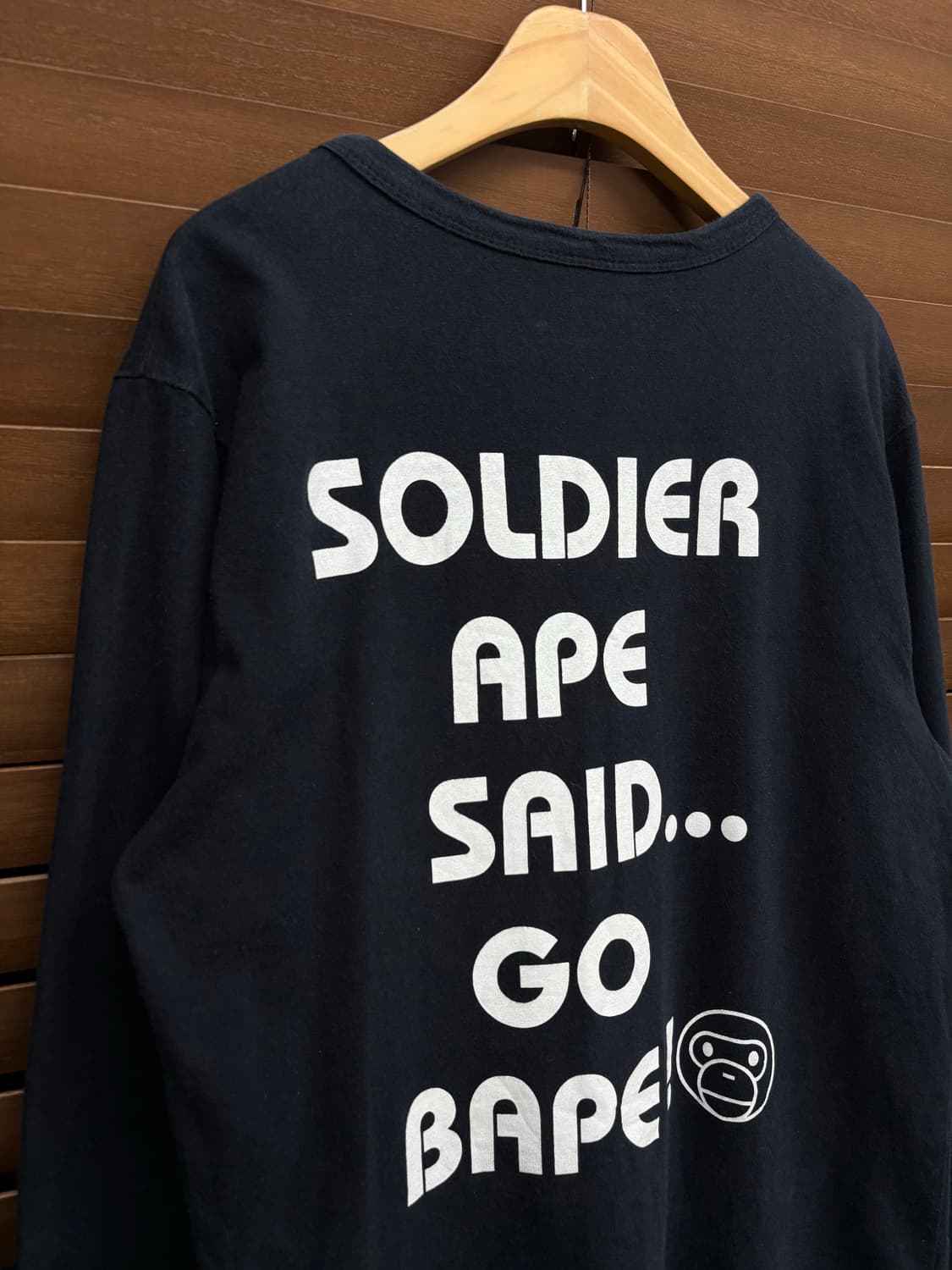 Aape 베이프 솔져 베이비 마일로 롱슬리브 긴팔 상품이미지4