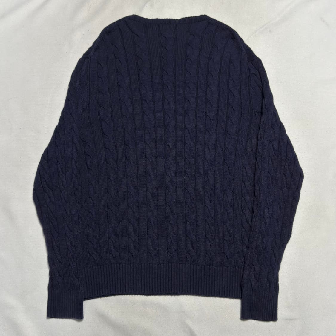 XL 폴로랄프로렌 네이비 케이블 니트 상품이미지3
