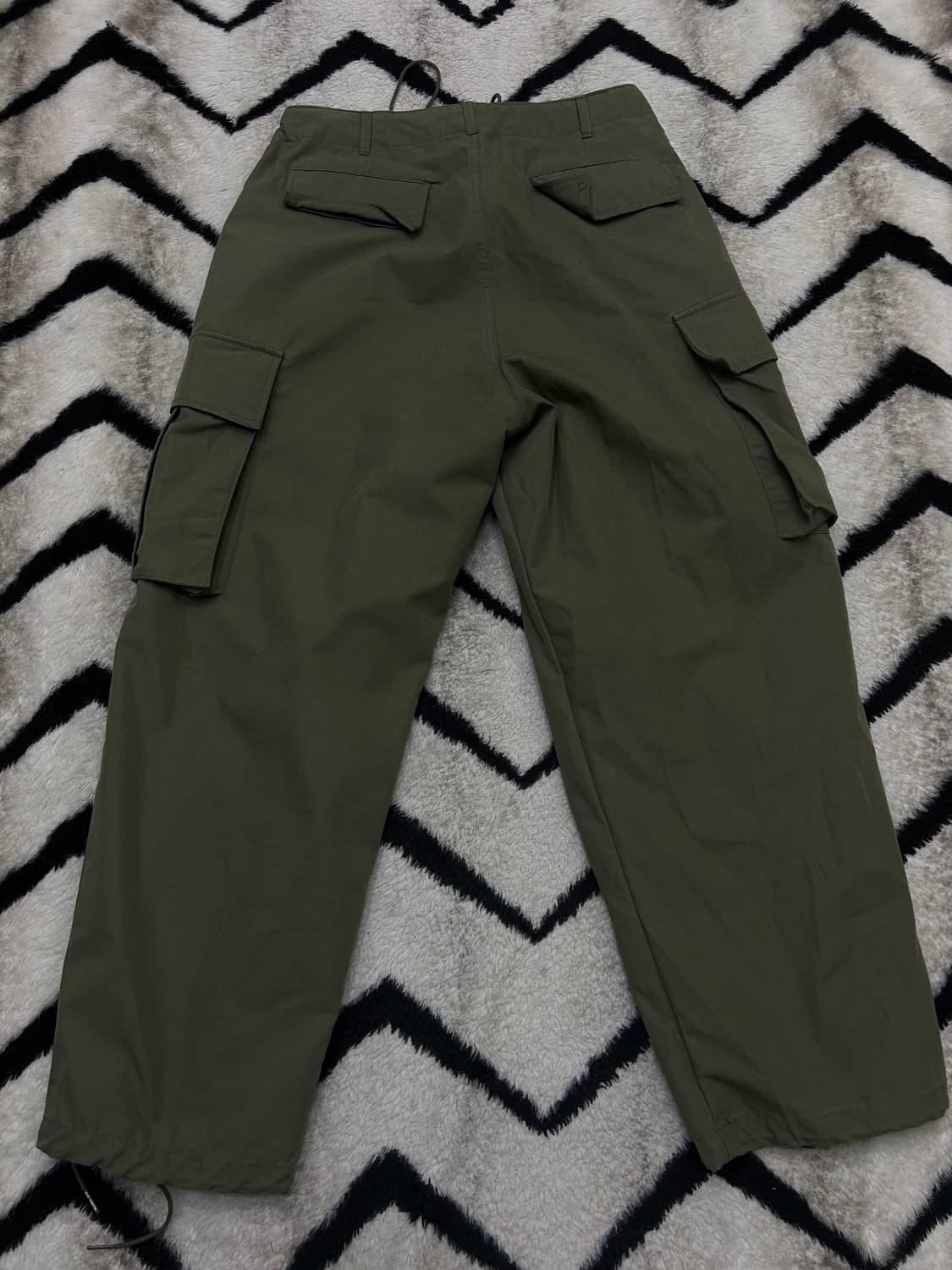 [S]빅유니온 코튼 벌룬 카고 팬츠/카키올리브 상품이미지2