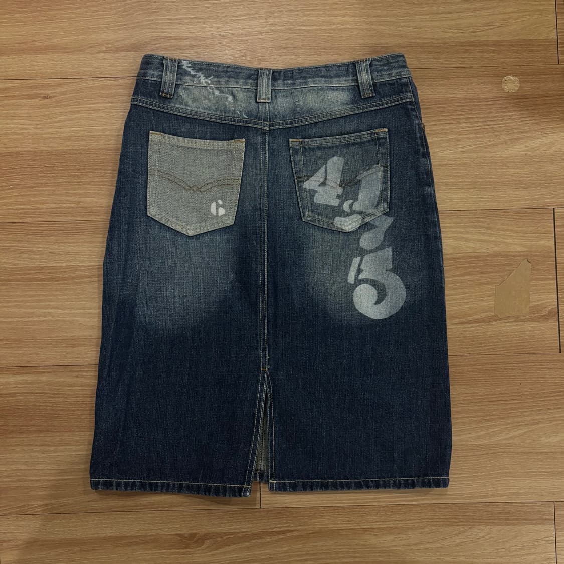 koko 빈티지 워싱 스커트 상품이미지1