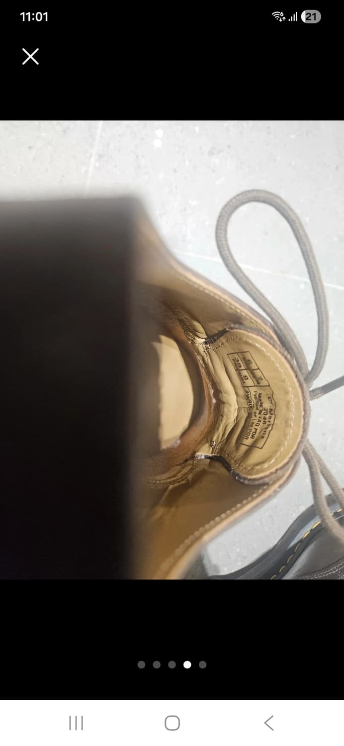 (거의새거)닥터마틴 2046 유팁 브라운 로퍼 250 상품이미지4