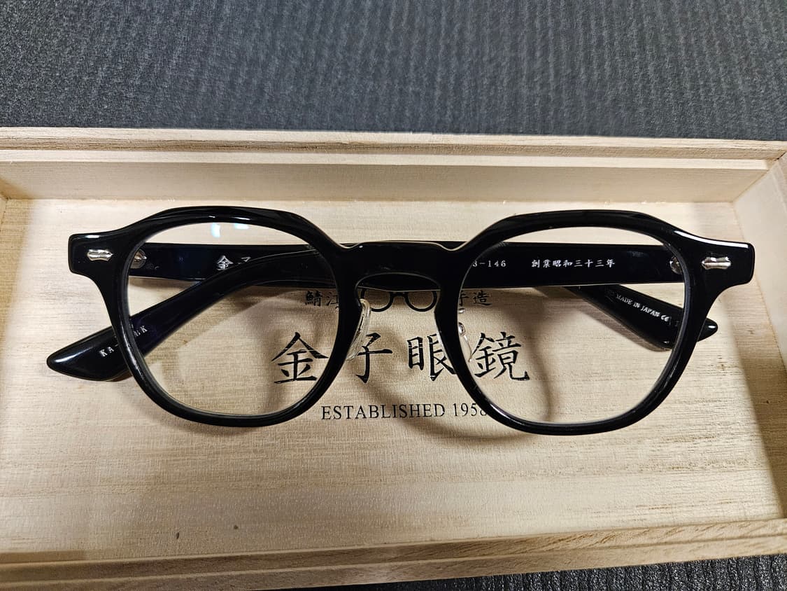 금자안경 ka-41 블랙 뿔테 안경 상품이미지8