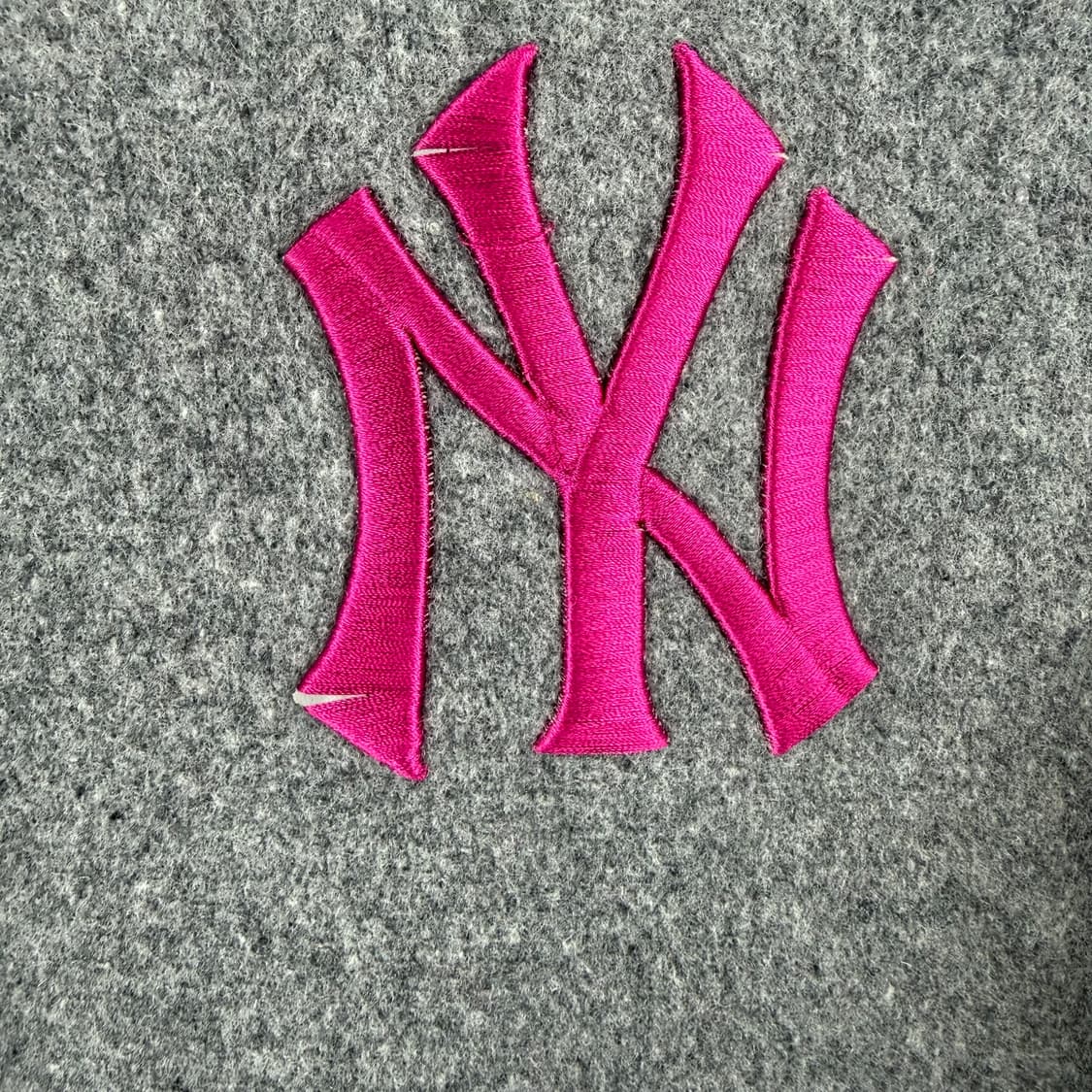 (무료배송)XS) MLB 뉴욕양키스 오버핏 울 바시티 코트 자켓 상품이미지5