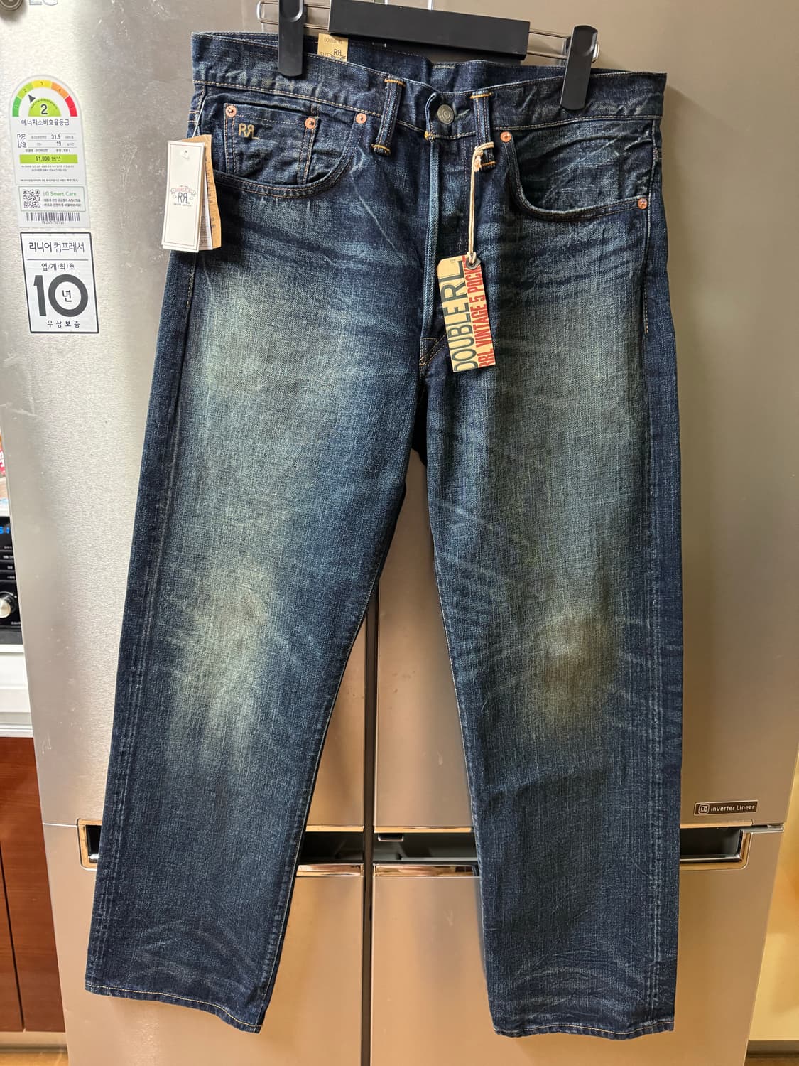 RRL 빈파포 기빈스진 32/32 새제품 팝니다. 상품이미지6