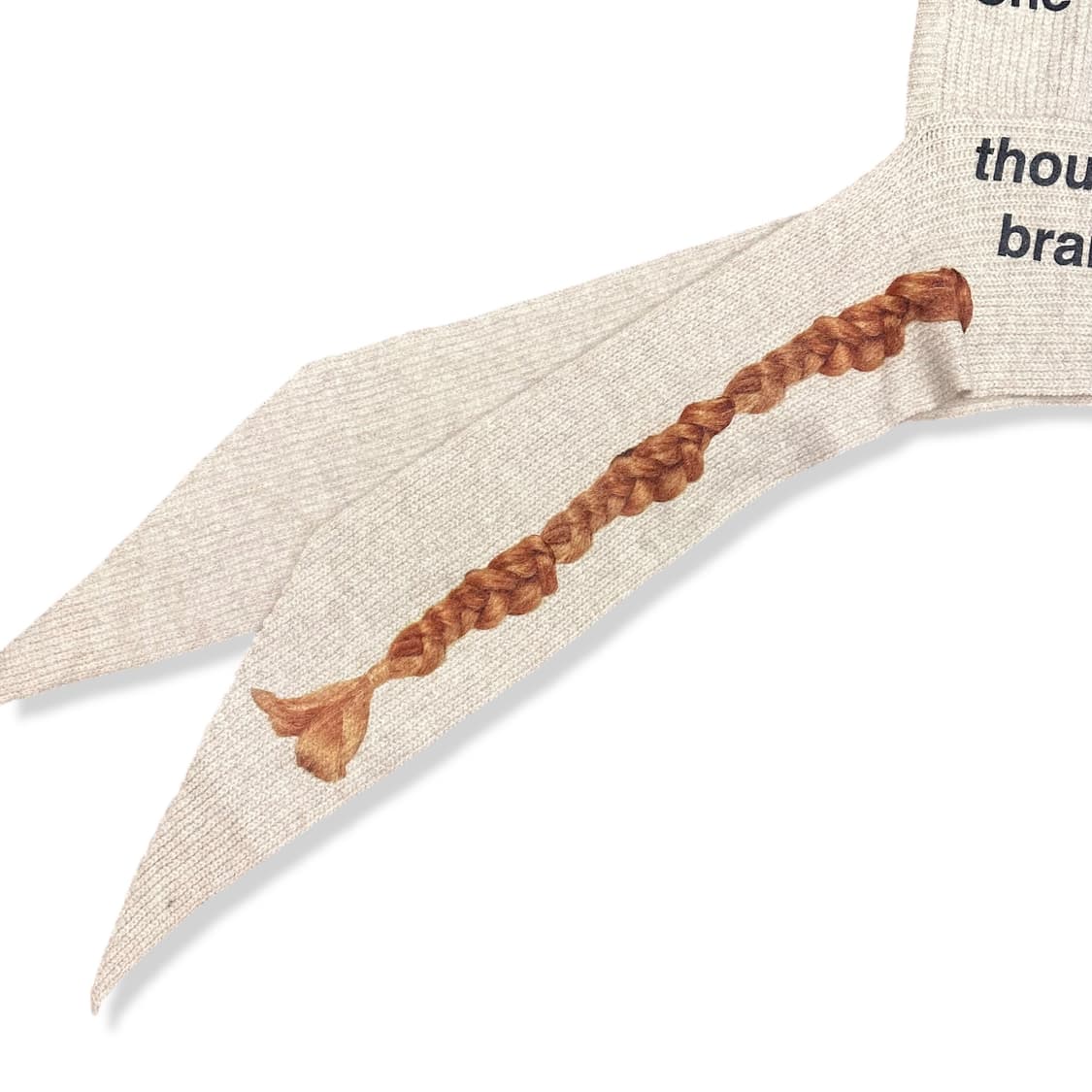 Blaze Print Knit Scarf Hat 상품이미지3