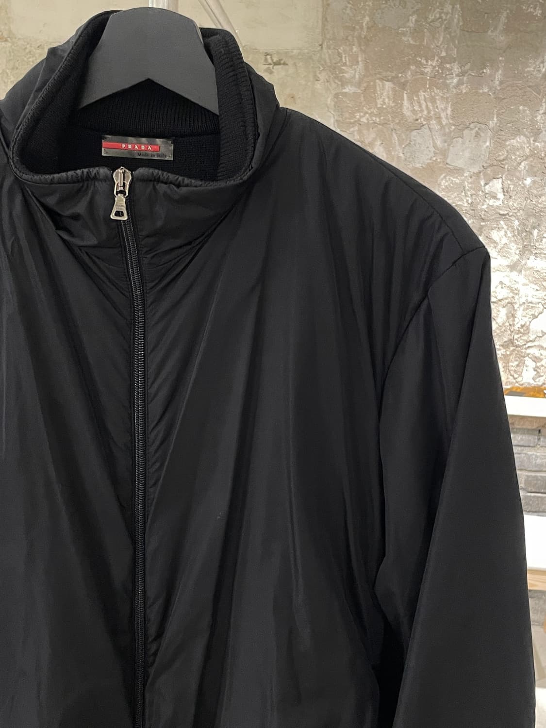 프라다 레드탭 00’s 블랙 투 웨이 나일론 자켓 상품이미지3
