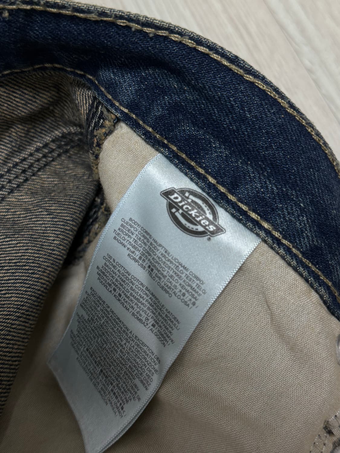 (새상품) 디키즈 카펜터 데님 팬츠 헤리티지 카키 30x30 상품이미지4