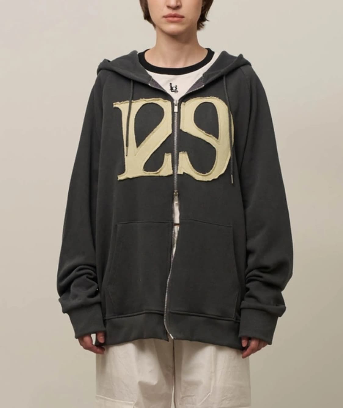 일리고 후드집업 딥그레이 상품이미지1