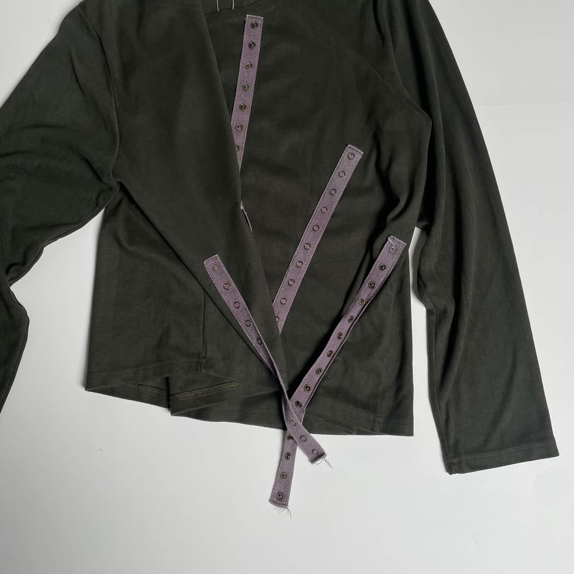 Tricot romolo and remo 버튼 스트랩 롱 슬리브 상품이미지4