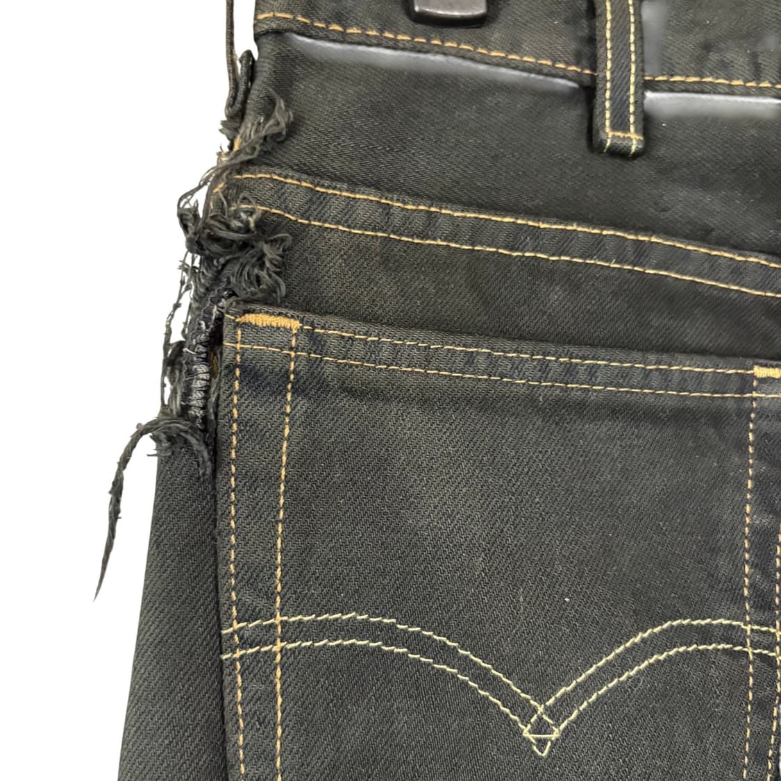 리바이스 517 블랙 부츠컷 데님팬츠 오버다잉 31x30 상품이미지4