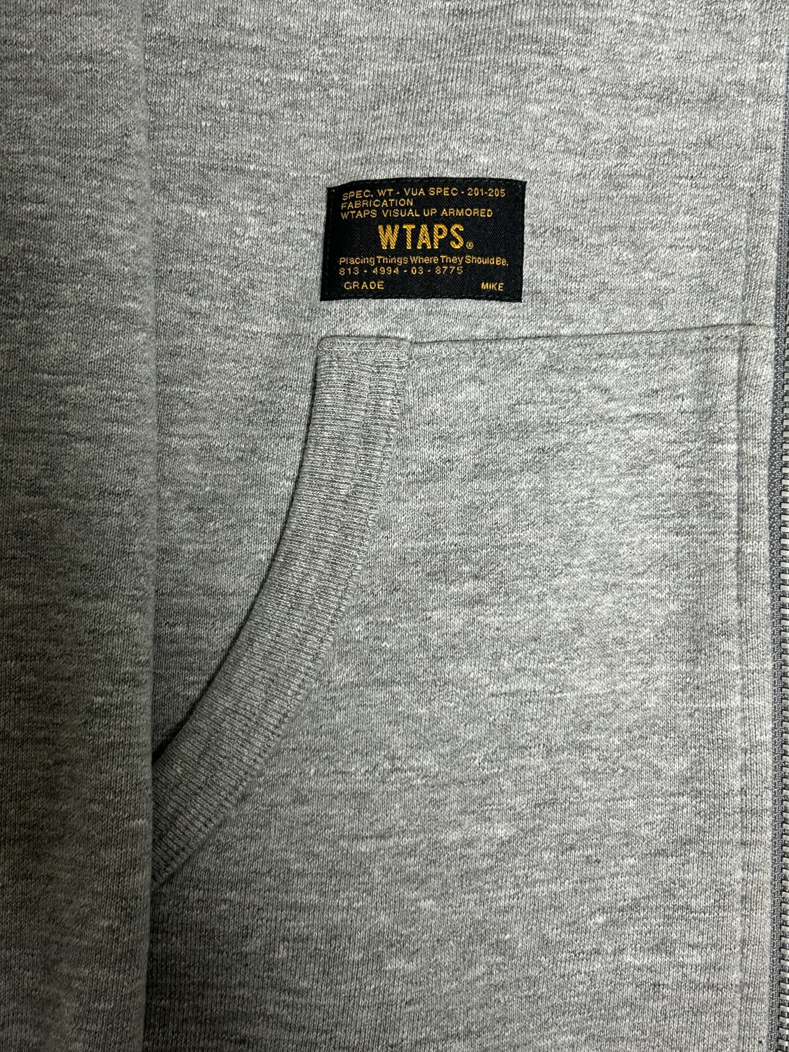 Wtaps 더블탭스 15년도 hell week zip up 후드집업 상품이미지2