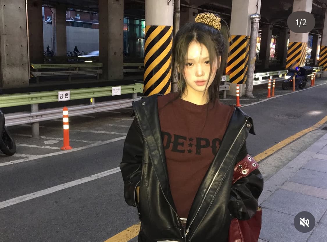 depc 뎁크 와플 와인 반팔 상품이미지1