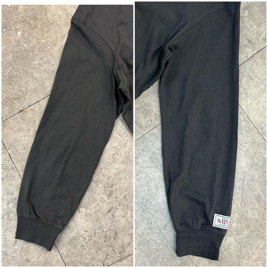 세터 빅로고 긴팔티 롱슬리브리스 차콜 95 #csz2390  상품이미지6