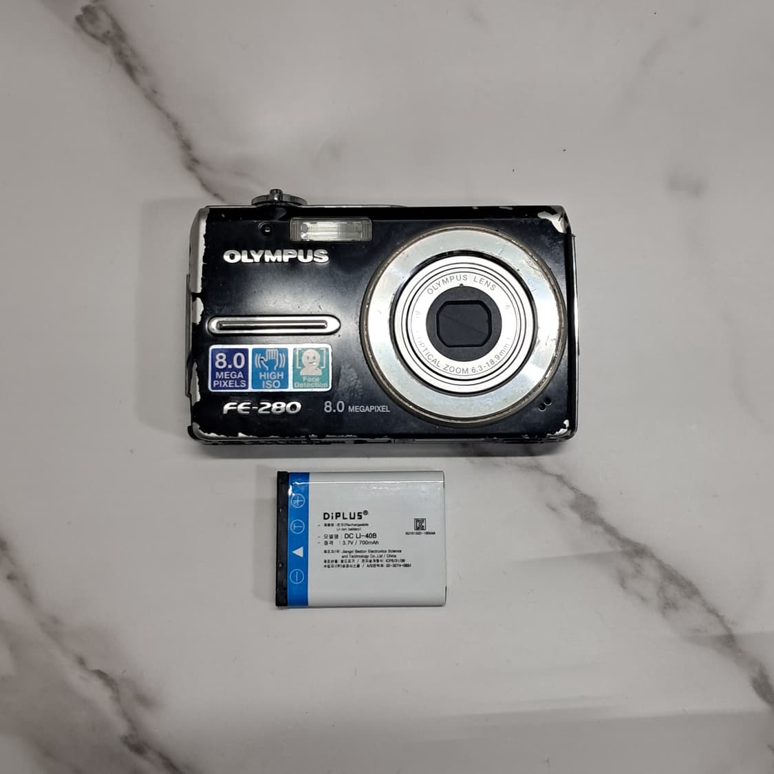 올림푸스 FE-280 블랙 디지털 카메라(사용감 많음) 상품이미지8