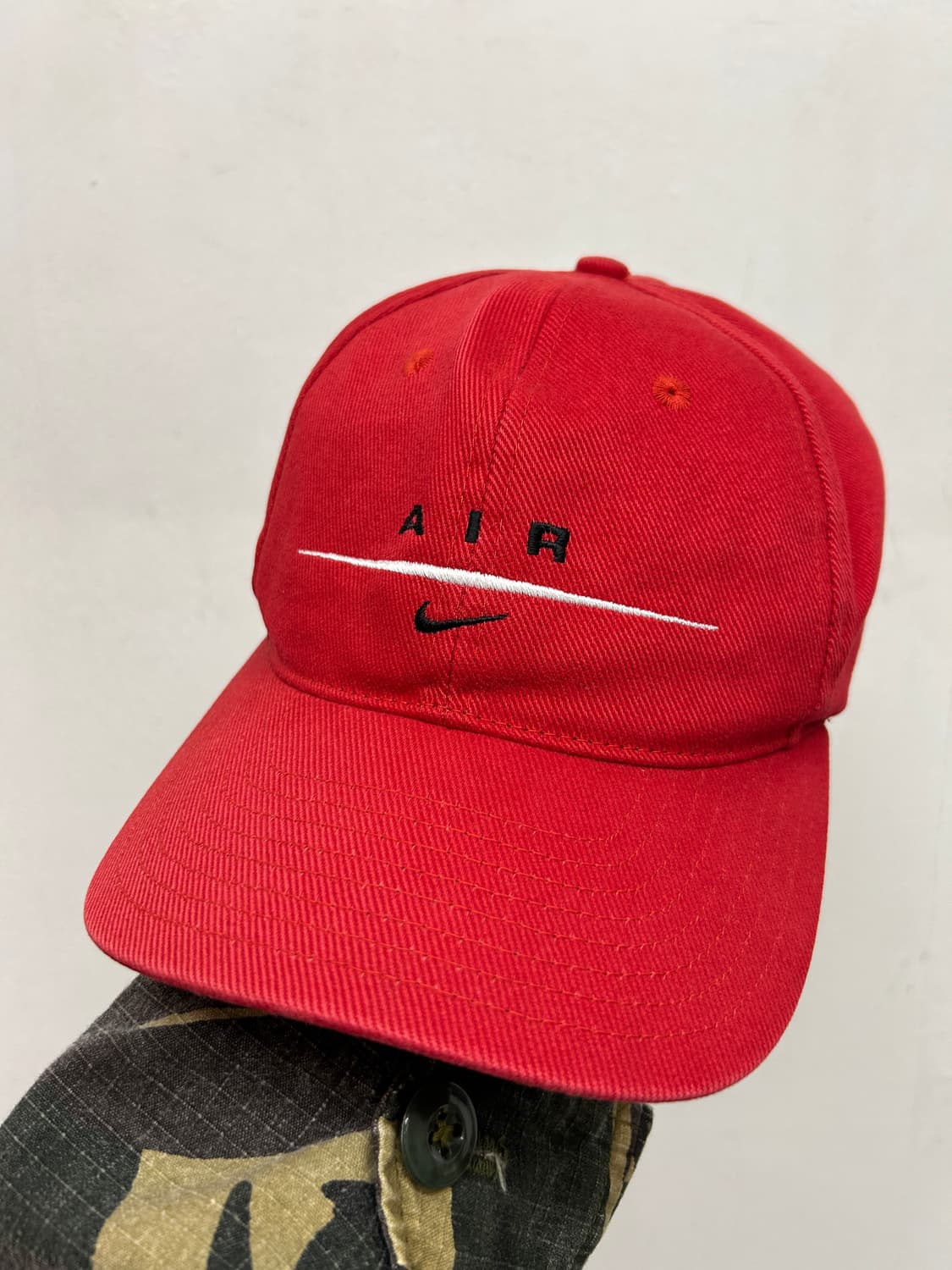 90s 나이키 에어 빨간색 볼캡 모자 상품이미지2