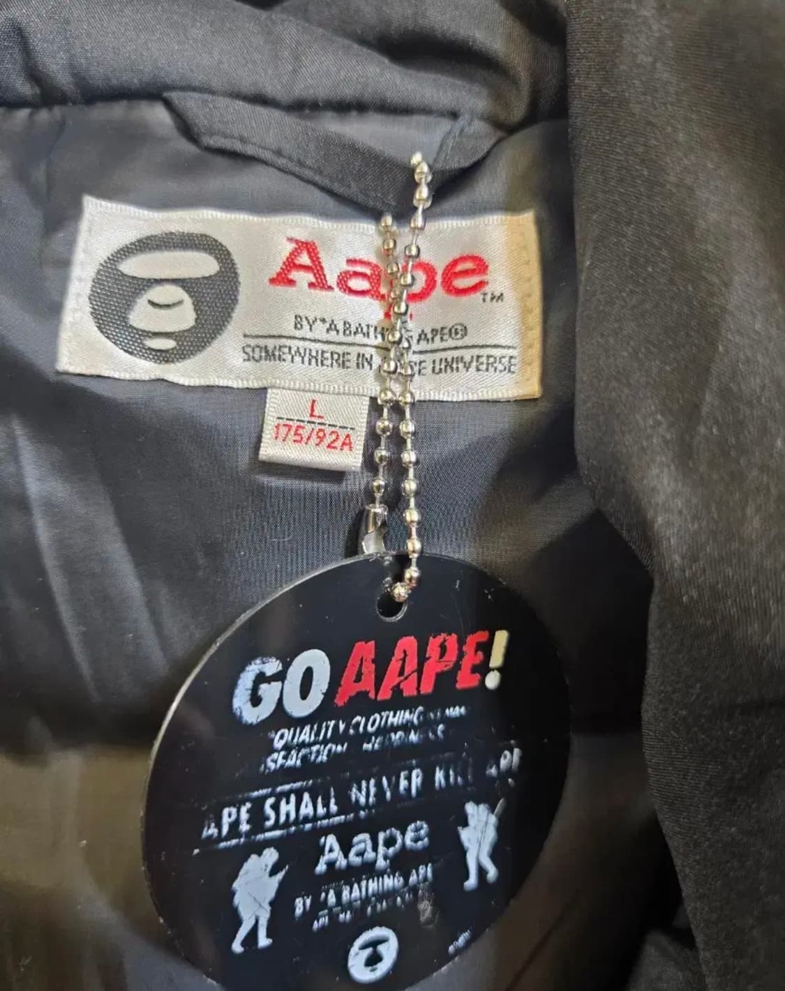 에이프 베이프 후드점퍼 L 상품이미지2