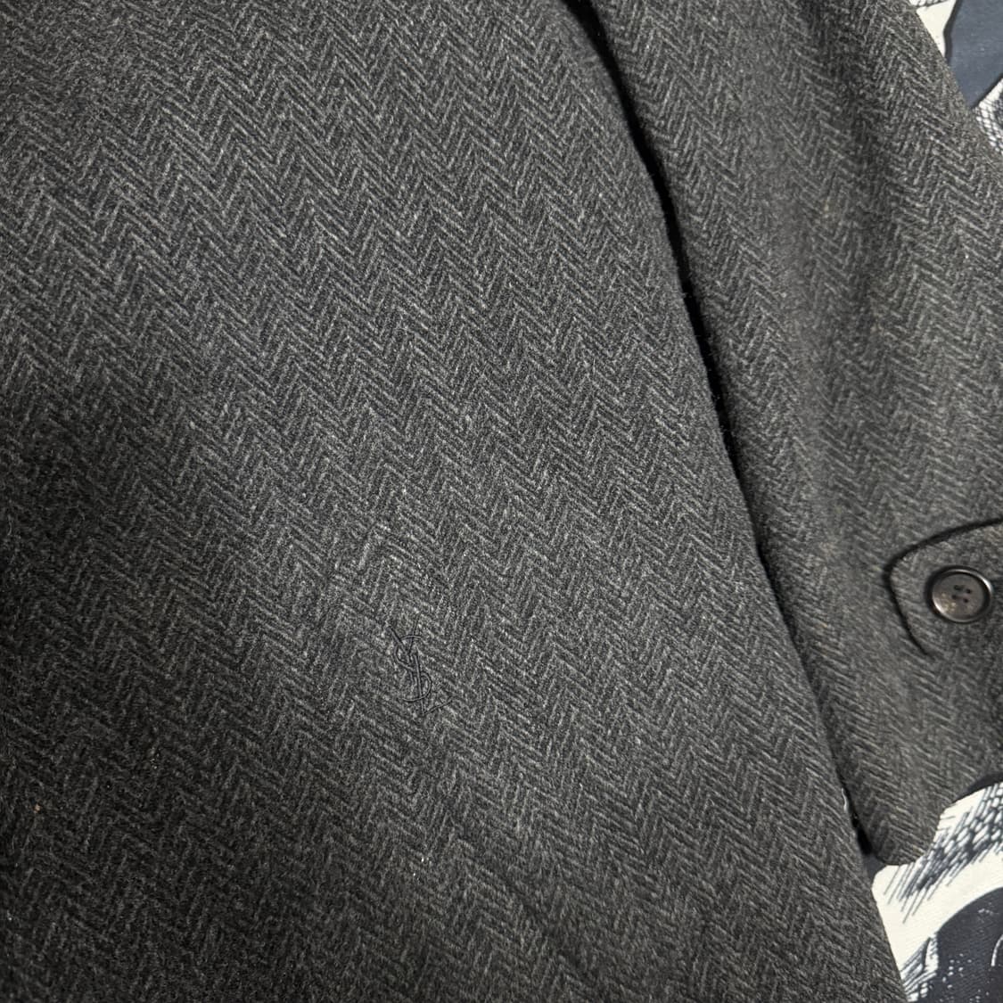 입생로랑 울 코트 105 XL사이즈 상품이미지5