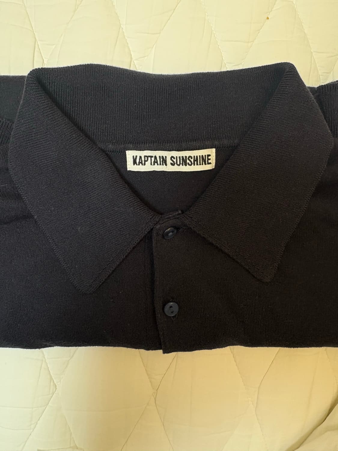 Kaptain sunshine cotton knit polo shirts 상품이미지6