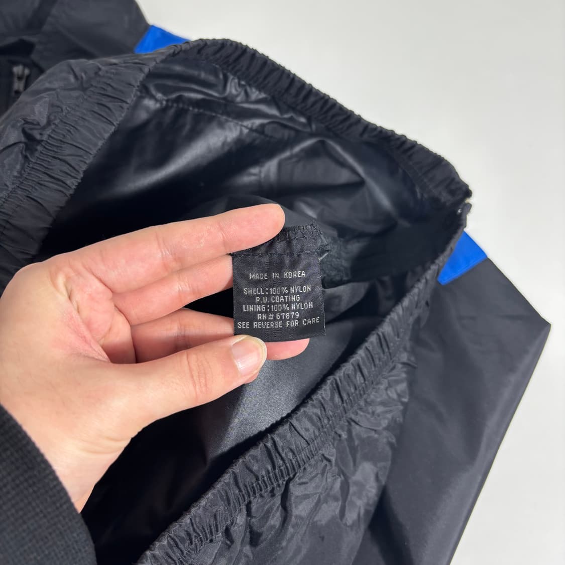 M 스타터 블랙 나일론 아노락 상품이미지5