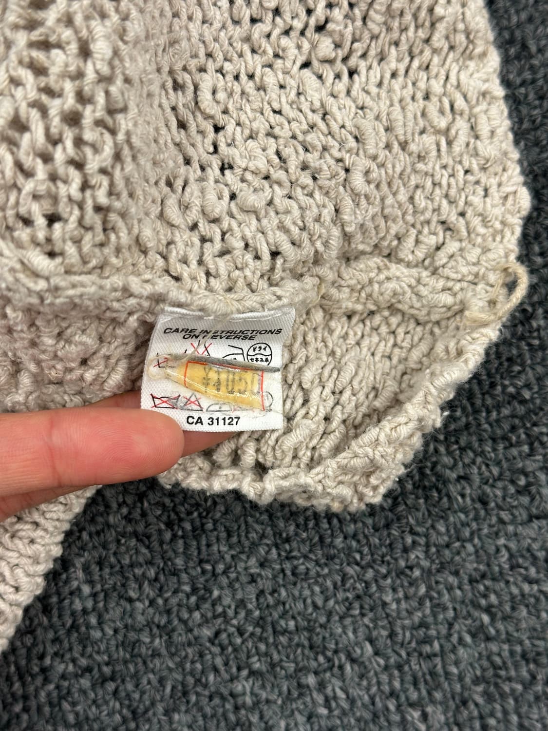 S)DKNY vintage 여성 보헤미안 v넥 니트 상품이미지3