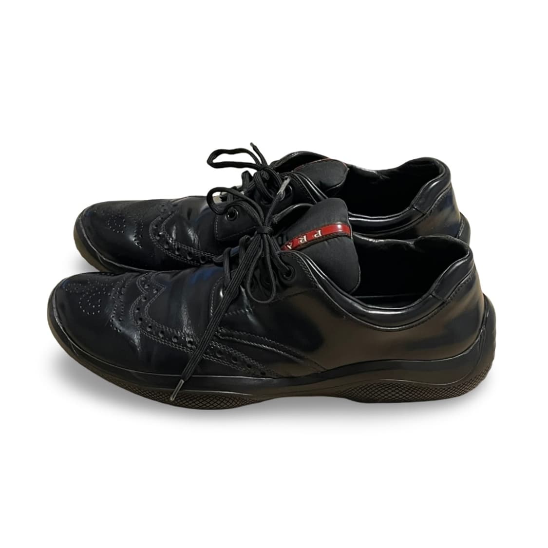 프라다 스포츠 윙팁 레더 슈즈 상품이미지1