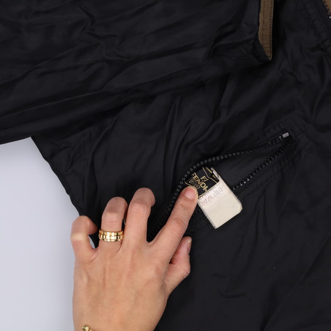 M 펜디 90s 리버시블 자켓 0309H1 상품이미지8