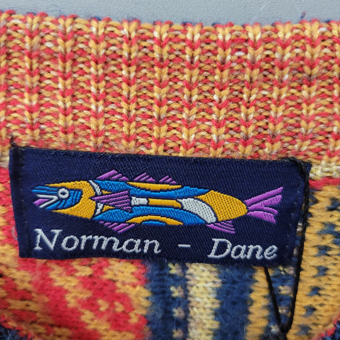 Norman - Dane 쿠지패턴 케이블 니트 상품이미지4