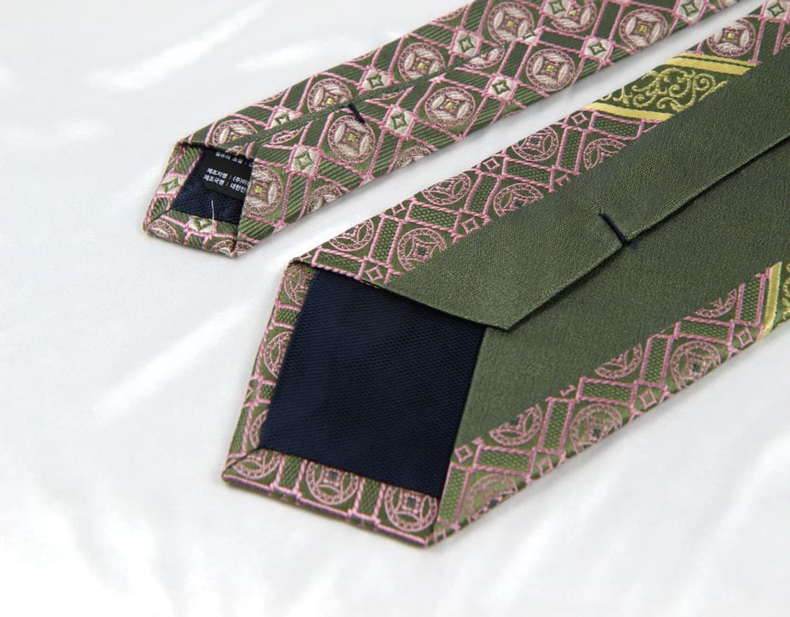 니나리치 8.5cm A+등급 큐빅 남자 명품 넥타이 상품이미지4