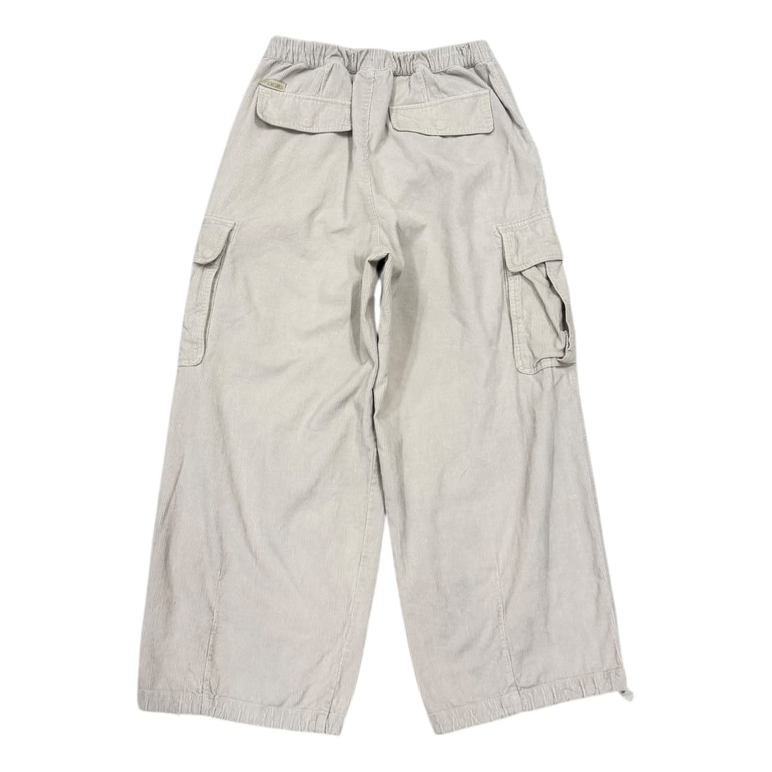 라이프워크 코듀로이 베이직 와이드 카고팬츠 아이보리 FREE 상품이미지3