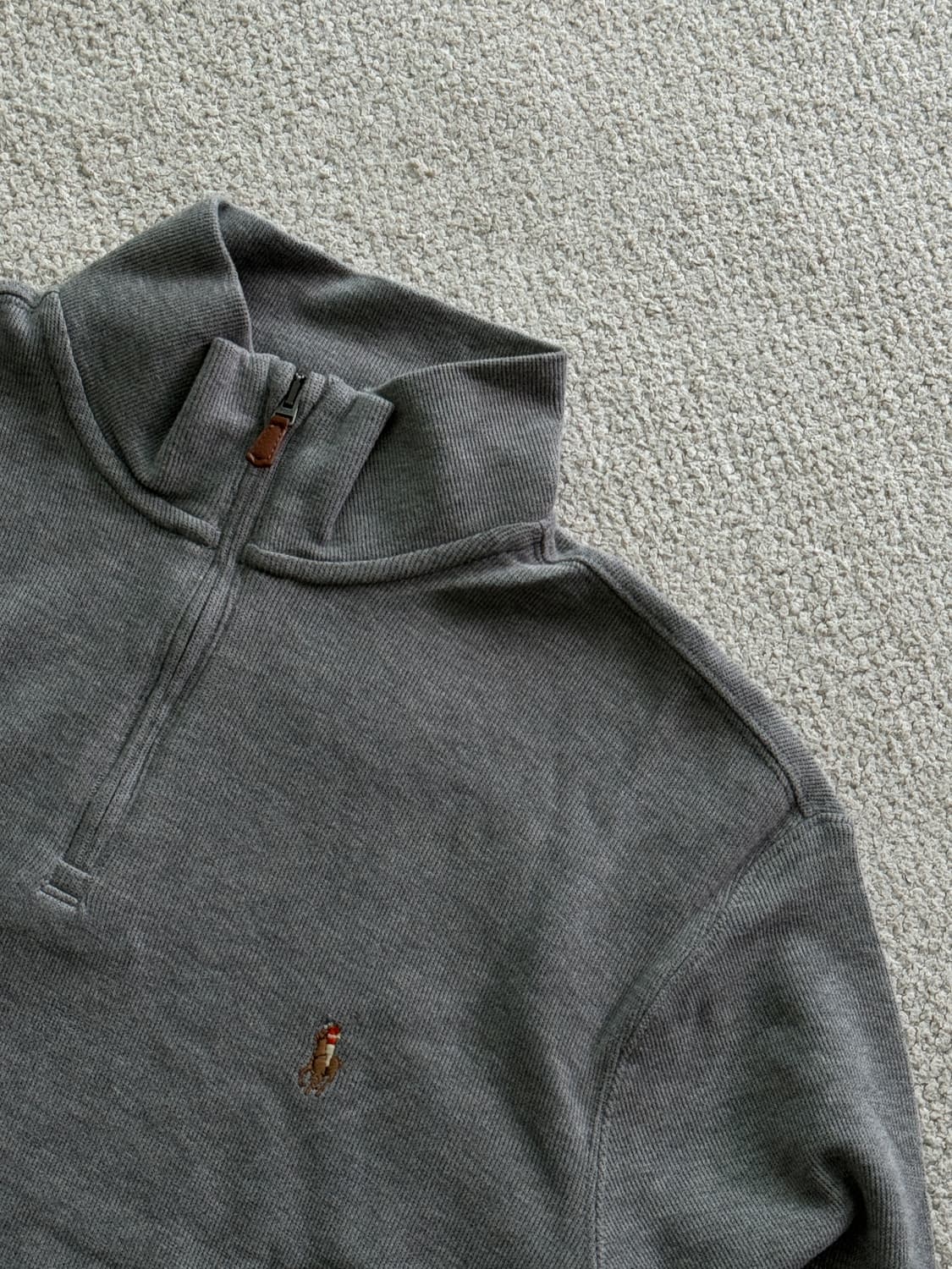 (새상품/정품) 폴로랄프로렌 반집업 맨투맨(그레이/남성S) 상품이미지3