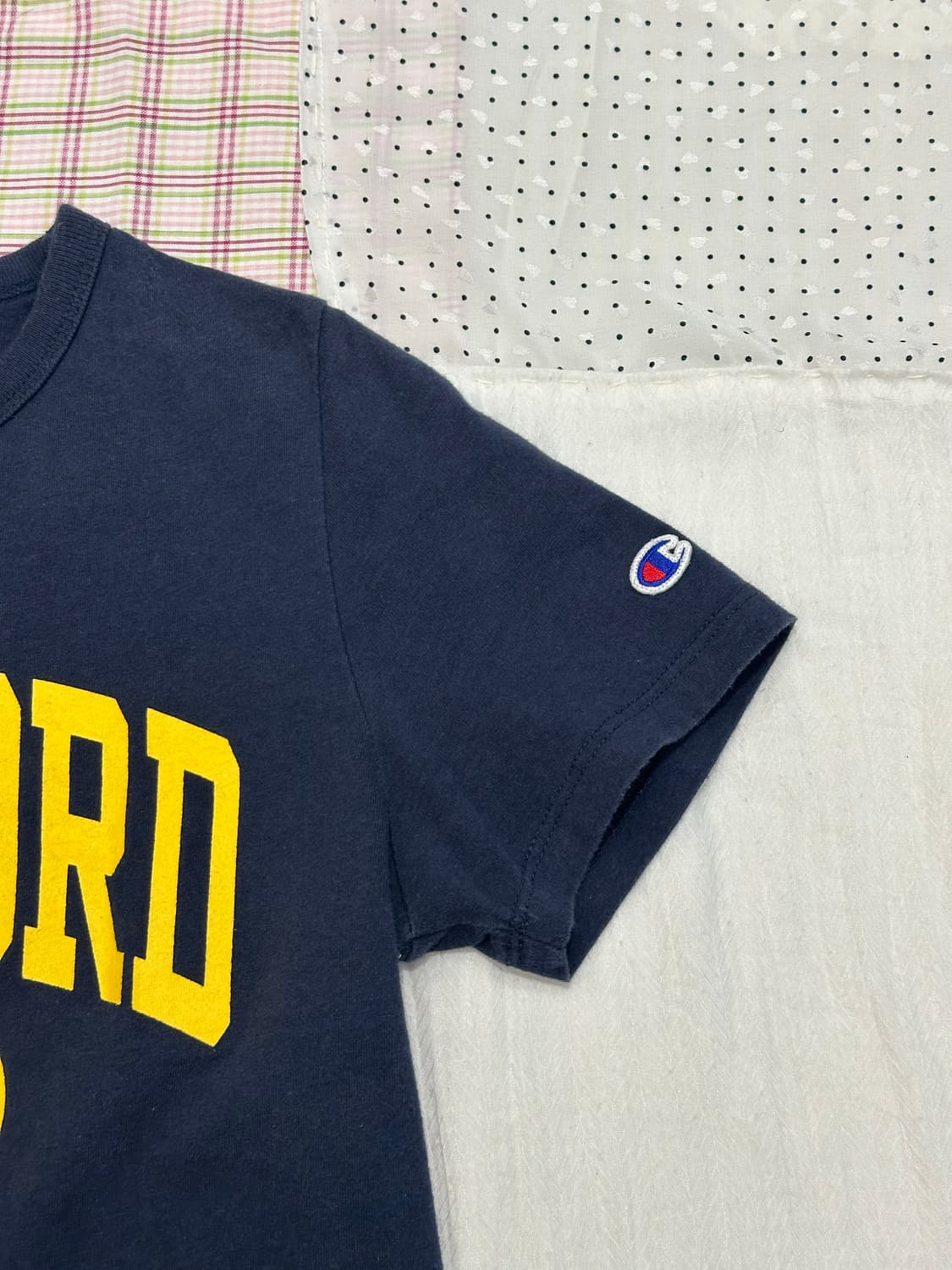 챔피온 네이비 티셔츠  상품이미지5